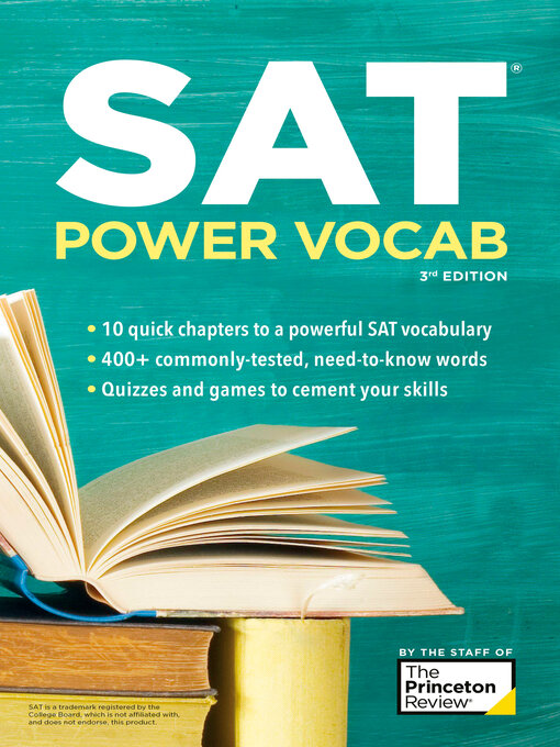 Title details for SAT Power Vocab by The Princeton Review - Available